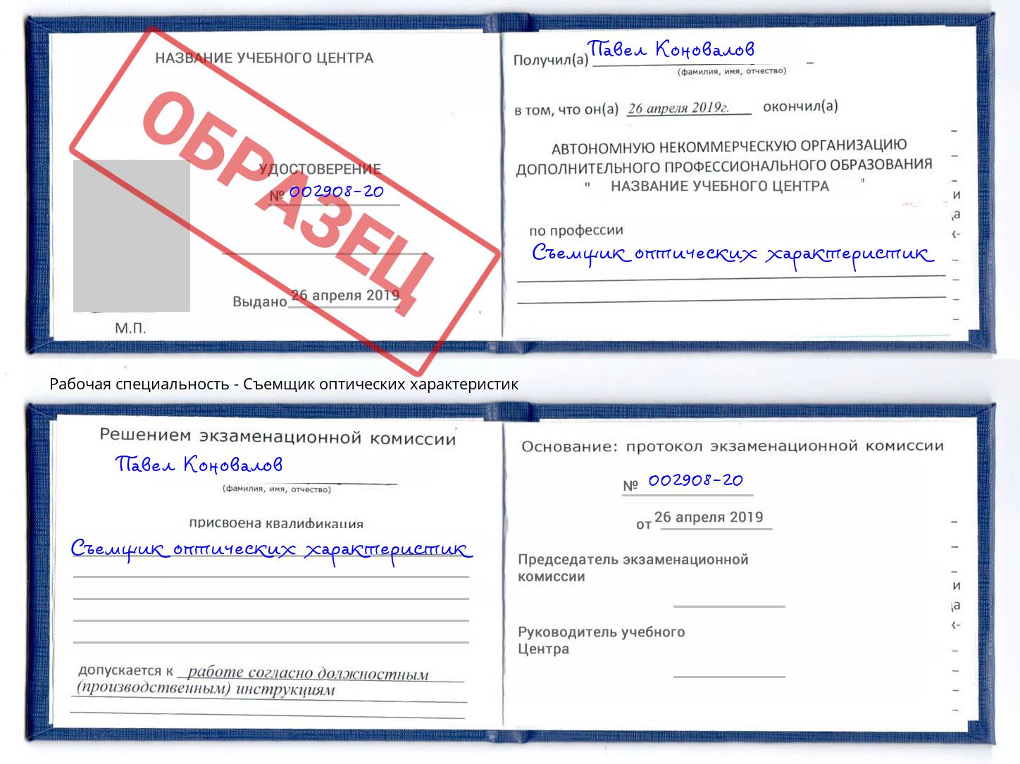 Съемщик оптических характеристик Старая Русса